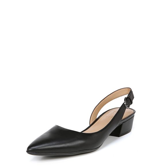 Naturalizer Women's Banks Slingback Pump, Black Leather, 10 - Picture 1 of 1